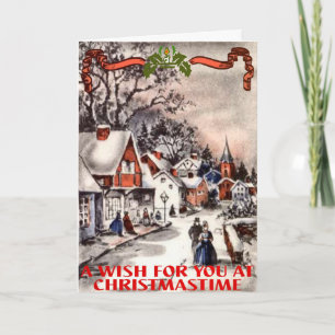 Old Style Christmas Card Feiertagskarte