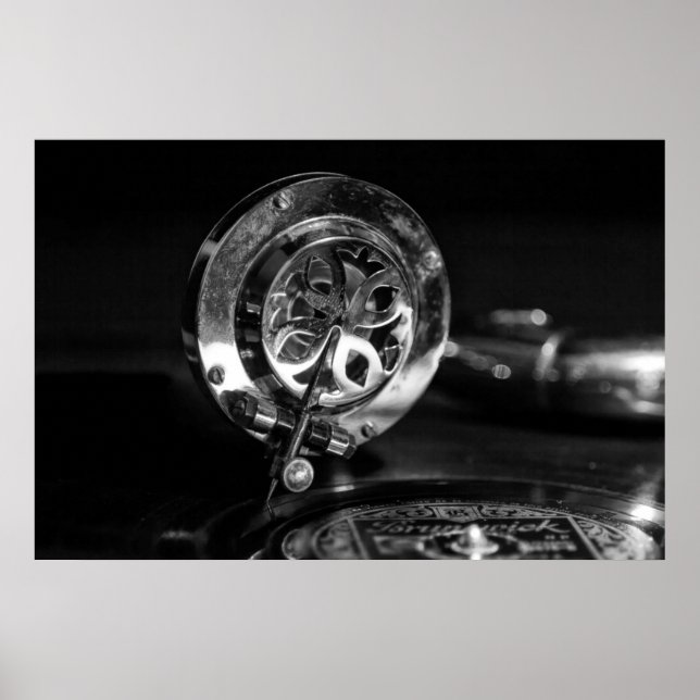 Old Style Gramaphone Player Poster (Vorne)