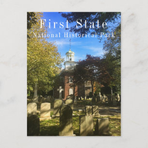 Old Swedes Church and Churchyard, Erster Staat NHP Postkarte