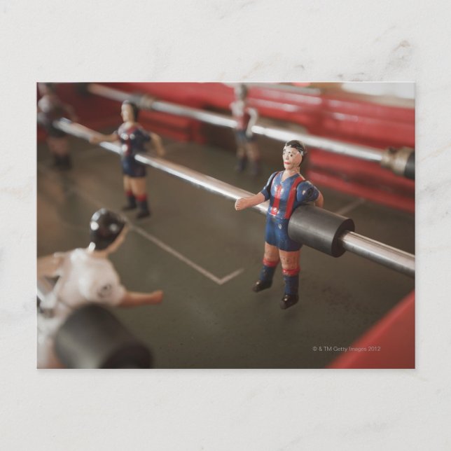 Old Table Footplayer Postkarte (Vorderseite)