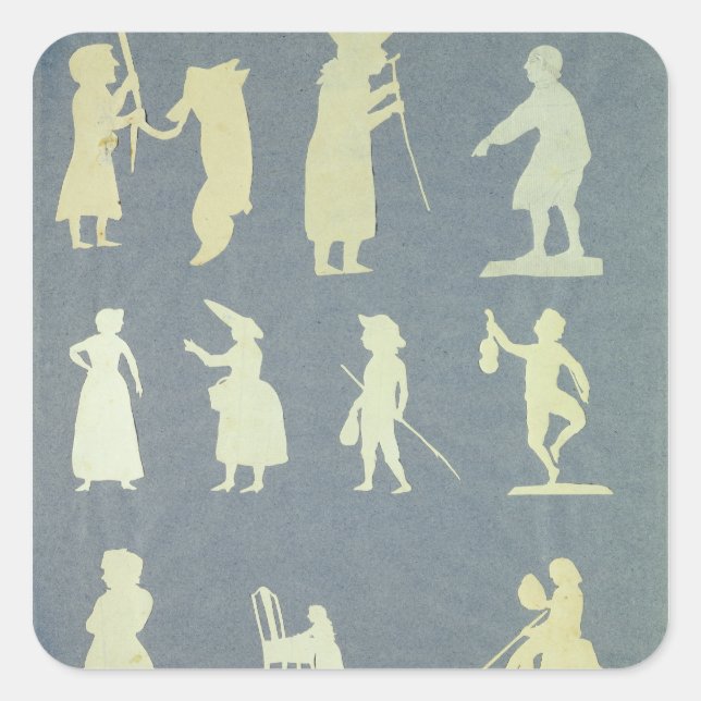 Old Tales Quadratischer Aufkleber (Vorderseite)