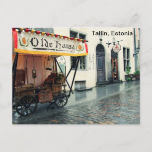 Old Talllin, Estonia Postkarte