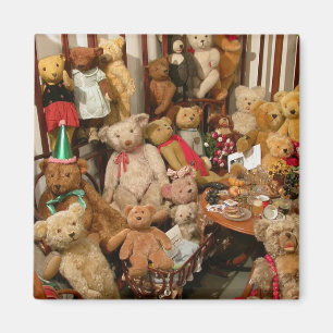 Old Teddy Bears Collection Magnet