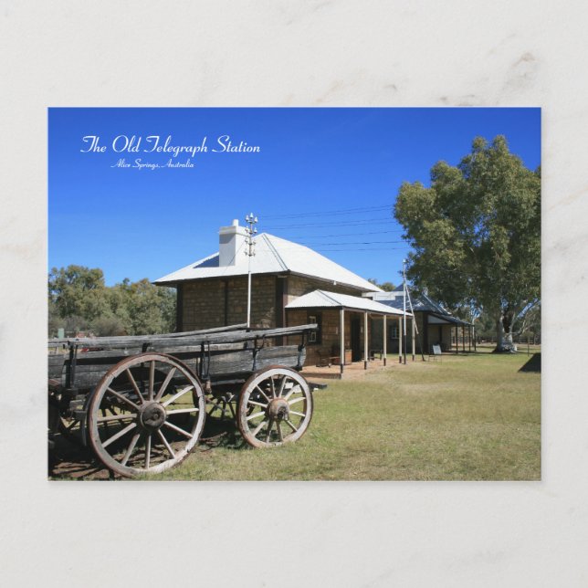Old Telegraph Station, Alice Springs - Postkarte (Vorderseite)