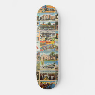 Old Texas Postkarten Skateboard