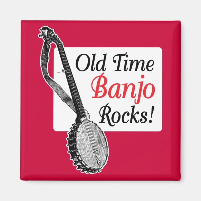 Old Time Banjo Magnet (Vorne)