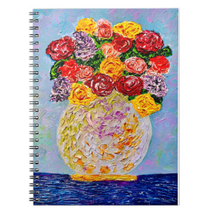 Old Time Bouquet Notebook Notizblock