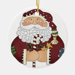 Old Time Classic Weihnachten Weihnachten Keramik Ornament