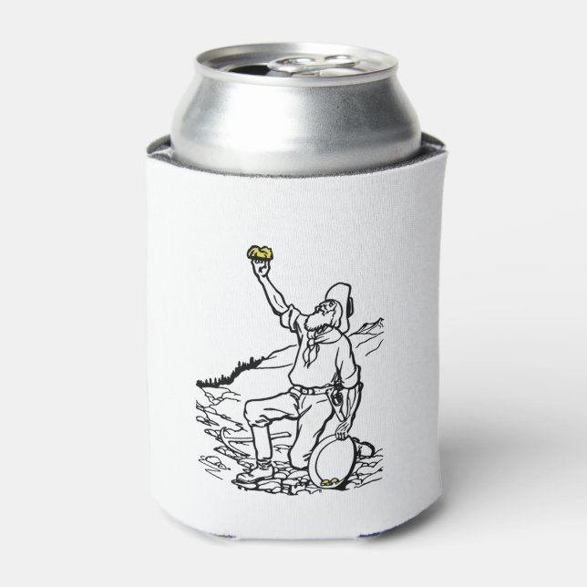 Old Time Gold Miner Prospector Dosenkühler (Kanne Vorderseite)