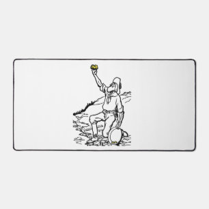Old Time Gold Miner Prospector Schreibtischunterlage