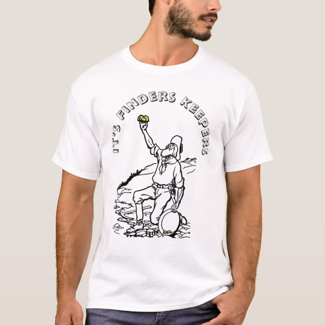 Old Time Gold Prospector T-Shirt (Vorderseite)