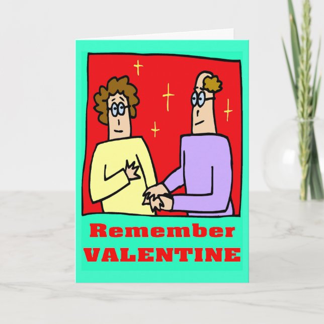 Old Timers Valentine Feiertagskarte (Vorderseite)