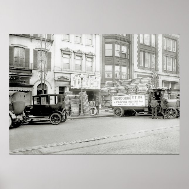 Old Tire Store, 1921 Poster (Vorne)