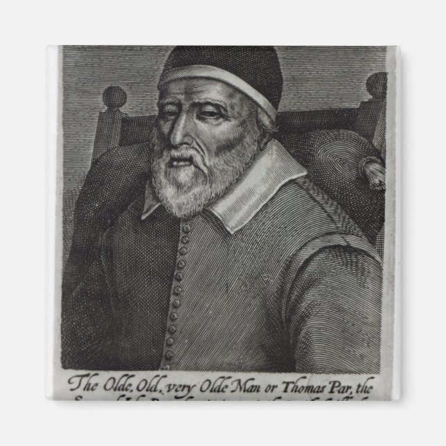 Old Tom Parr, 1635 Magnet (Vorne)