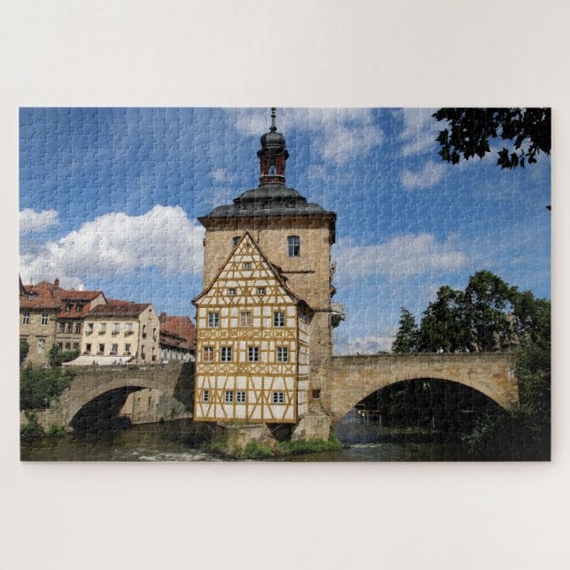 Old Town Hall Bridge, Bamberg, Germany Puzzle (Horizontal)