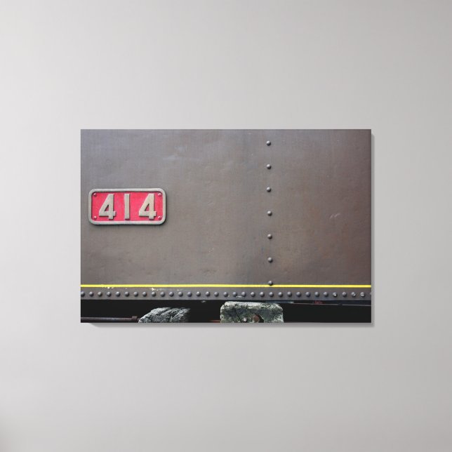 Old Train Mastrou Ich bin für die Instandhaltung L Leinwanddruck (Vorderseite)