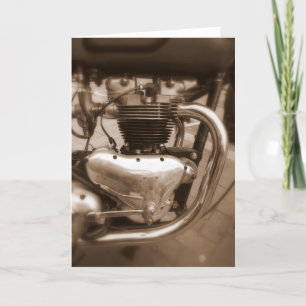 Old Triumph Engine Karte