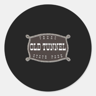 Old Tunnel State Park Texas Tx Seil Und Lo Cowboy Runder Aufkleber