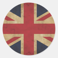 Old Union Jack Stickers