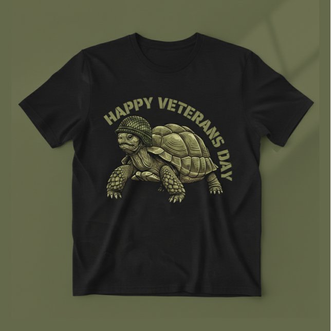 Old Veteran Turtle T-Shirt (Von Creator hochgeladen)