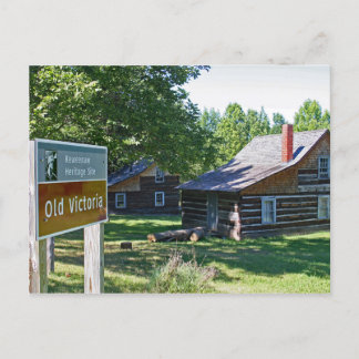 Old Victoria, Michigan's Upper Peninsula Postkarte