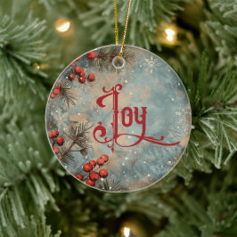 Old Victorian Rustic Family Personalized Keramik Ornament