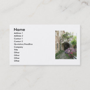 Old Village Business Card Visitenkarte