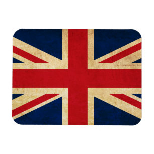 Old Vintag Grunge United Flag Union Jack Magnet