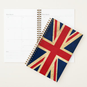 Old Vintag Grunge United Flag Union Jack Planer