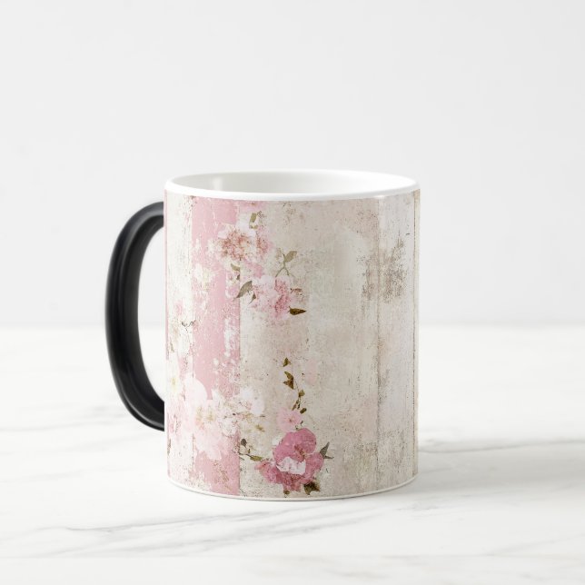 Old vintage paper valentines day verwandlungstasse (Vorderseite Links)