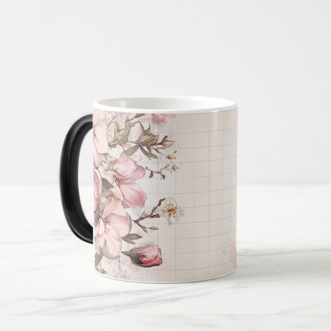 Old vintage paper valentines day verwandlungstasse (Vorderseite Links)