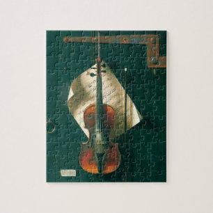 Old Violin Still Life von William Michael Harnett Puzzle