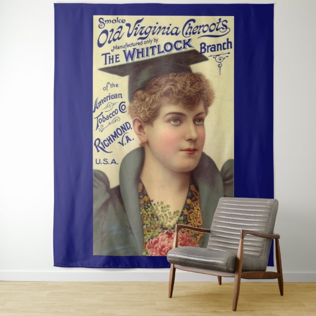 Old Virginia Cheroots ad 1890 Wandteppich (Beispiel)