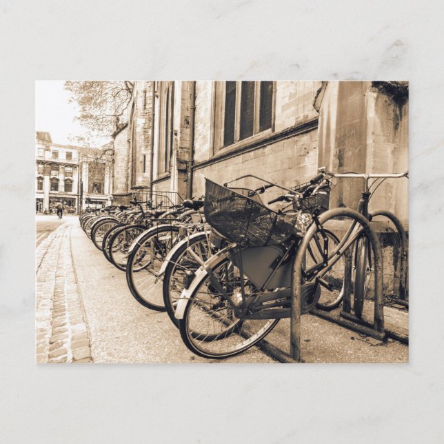 Old Vntage Bikes Bicycles - Oxford Postcard Postkarte (Vorderseite)