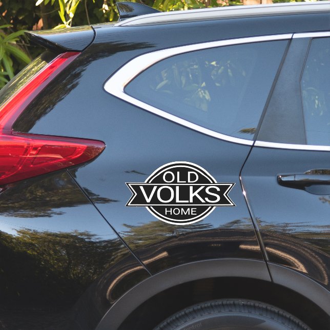 Old VOLKS Zuhause Sticker (Auto Seite)