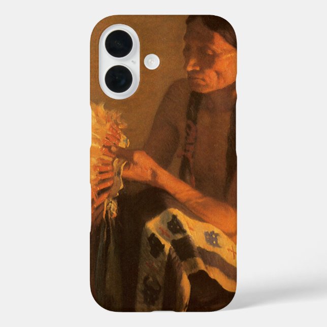 Old War Bonnet von Joseph Henry Sharp Case-Mate iPhone Hülle (Rückseite)