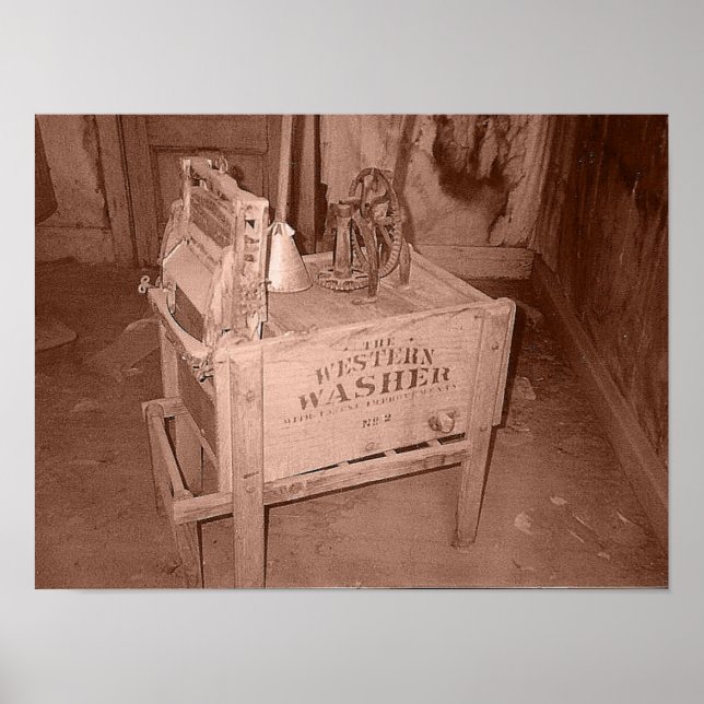 Old Washer Print Poster (Vorne)