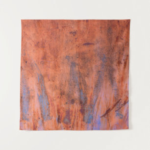 Old weathered rusty textureabstract, aged, aging,  wandteppich