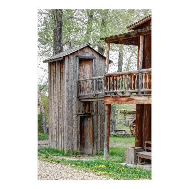 Old West 2 Story Montana Fotodruck (Vorne)