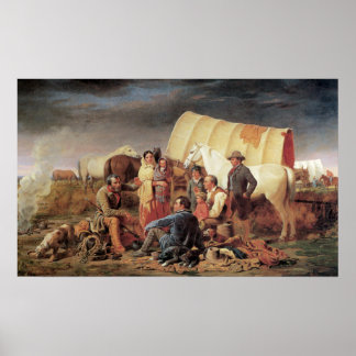 Old West Advice on the Prairie Art Print Poster