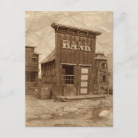 Old West Bank Sepia