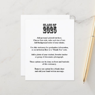 Old West Class of 2025 Abschluss Ankündigung