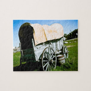 Old West Covered Wagon 02 Puzzle