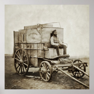 Old West Fotografy Wagon von Roger Fenton Poster