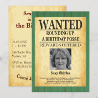 Old West Gewollt Poster Womens 🤠 50. Geburtstag