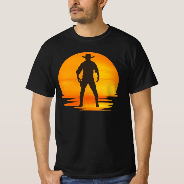 Old West Gunslinger T-Shirt (Vorderseite)
