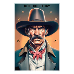 Old West Legend Doc Holliday Fotodruck