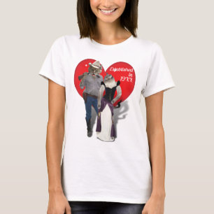 Old West 'Purfect' Cat Couple T-Shirt