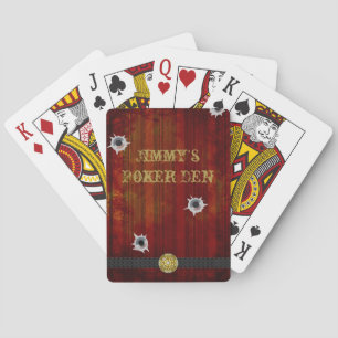 Old West Saloon Poker Playing Cards Spielkarten