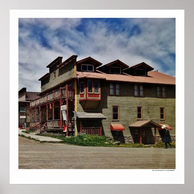 Old West Saloon und Hotel Poster (Vorne)